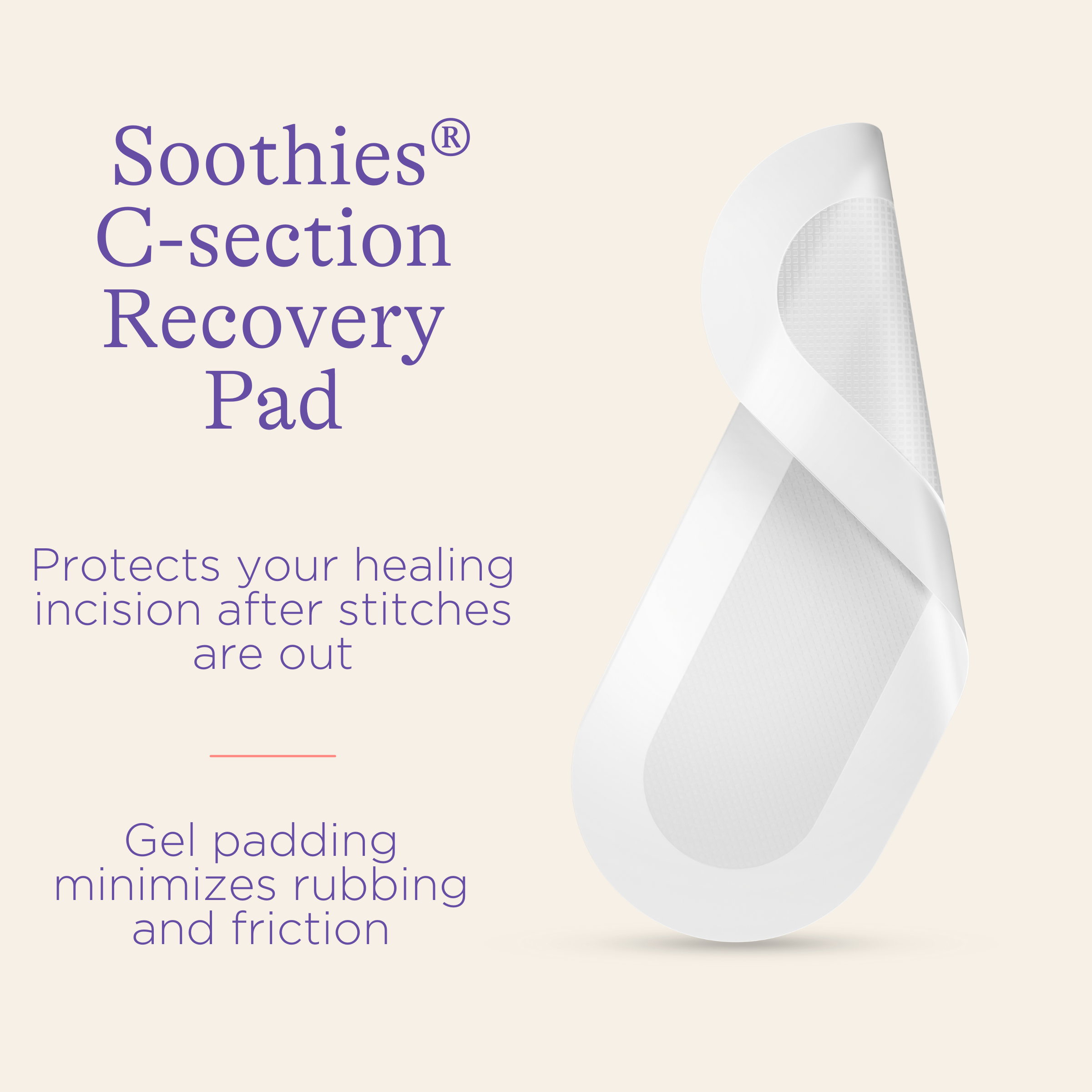 Lansinoh Soothies C-section Recovery Pads.
