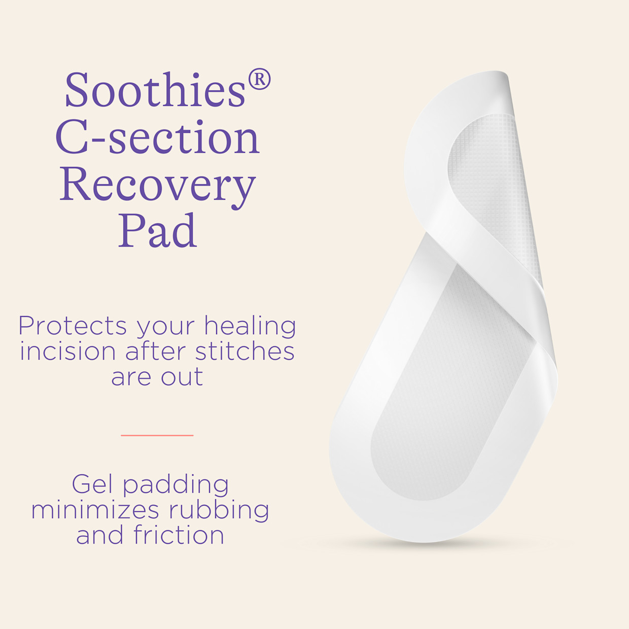 Lansinoh Soothies C-section Recovery Pads.