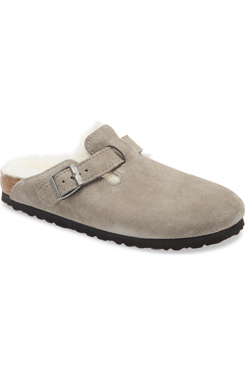 Birkenstock Women Boston Genuine Shearling Lined Clog .