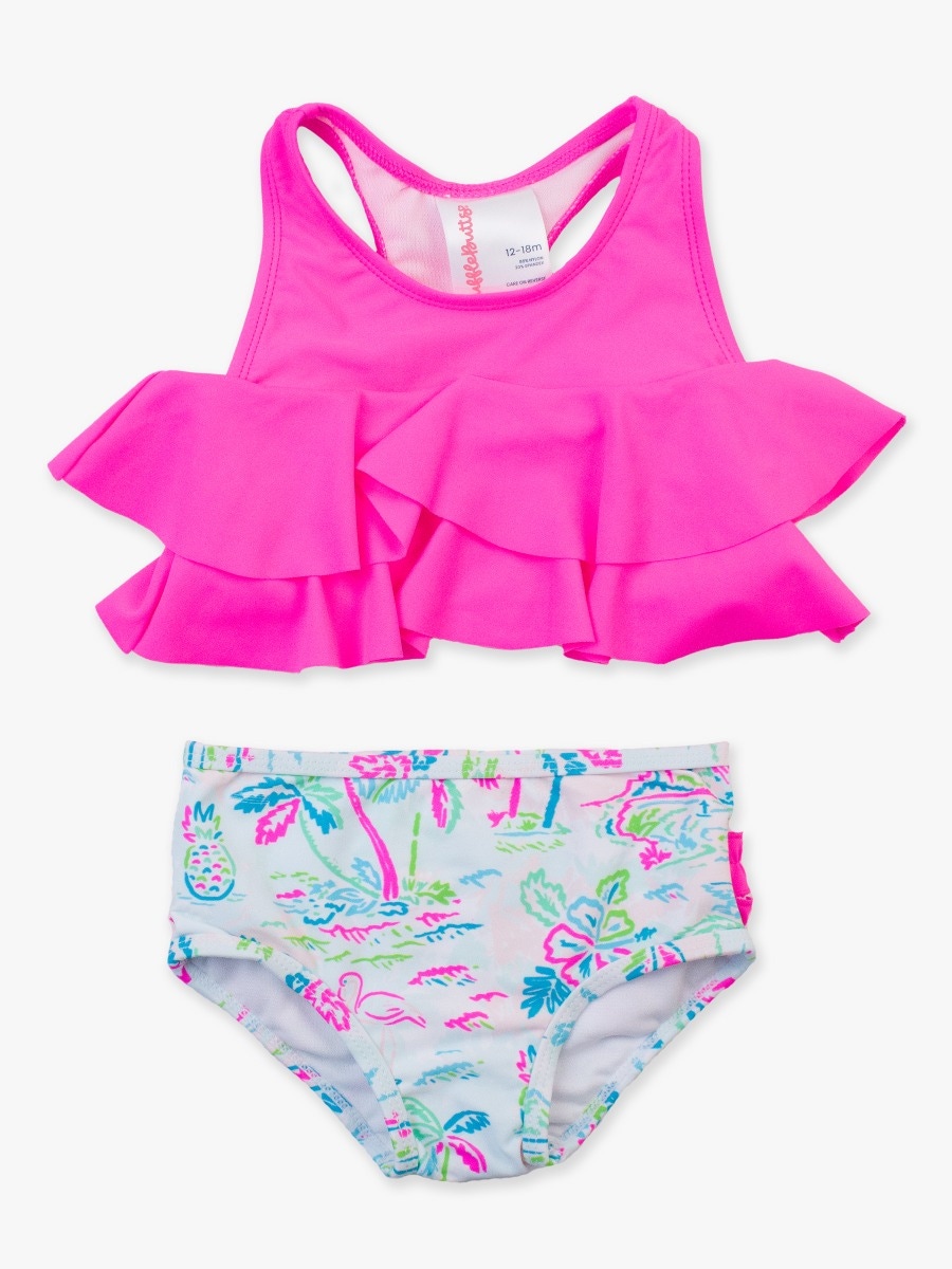 Flounce Bikini 2-Piece Swimsuit.