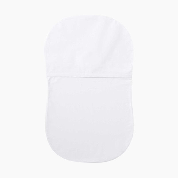 Halo Bassinest Fitted Organic Cotton Sheet - White.