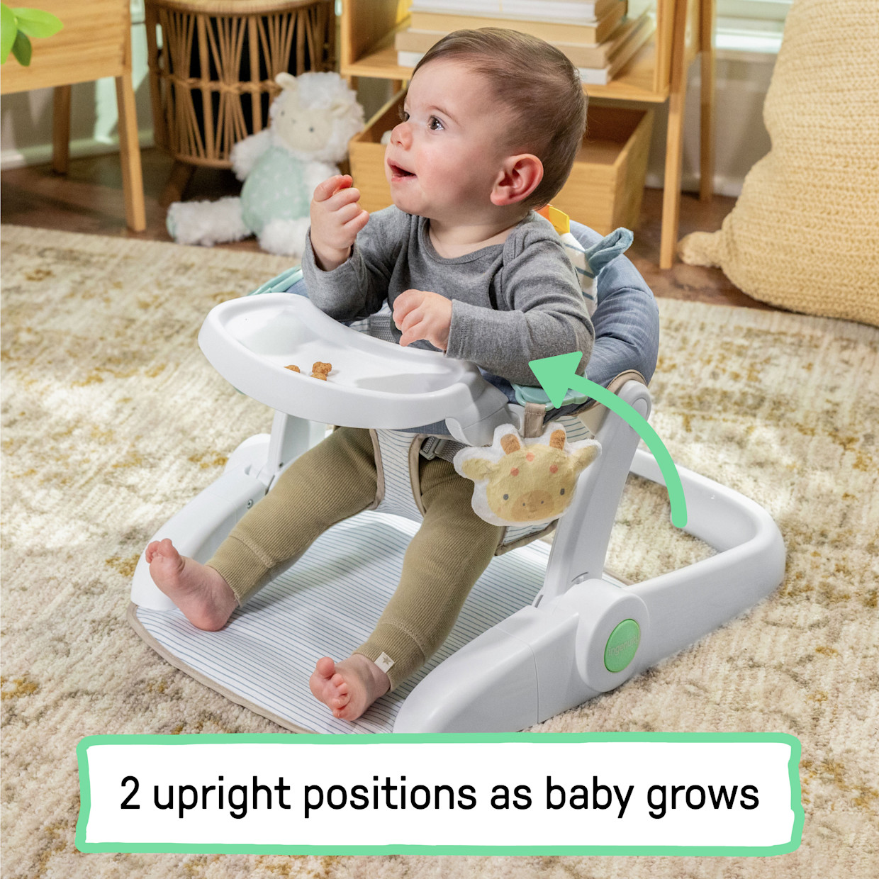 Ingenuity Prop Spot Learn-to-Sit Baby Floor Seat - Casi.