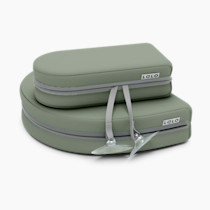 Lalo Knee & Elbow Saver - Foldable Padded Cushions for Bathtime Relief, Quick-Dry, Suction Cups for Stability, Bath Kneeler and Elbow Rest Pad Set 17 x 11.5 in Knee Pad & 16 x 4.5 in Elbow Pad - Sage