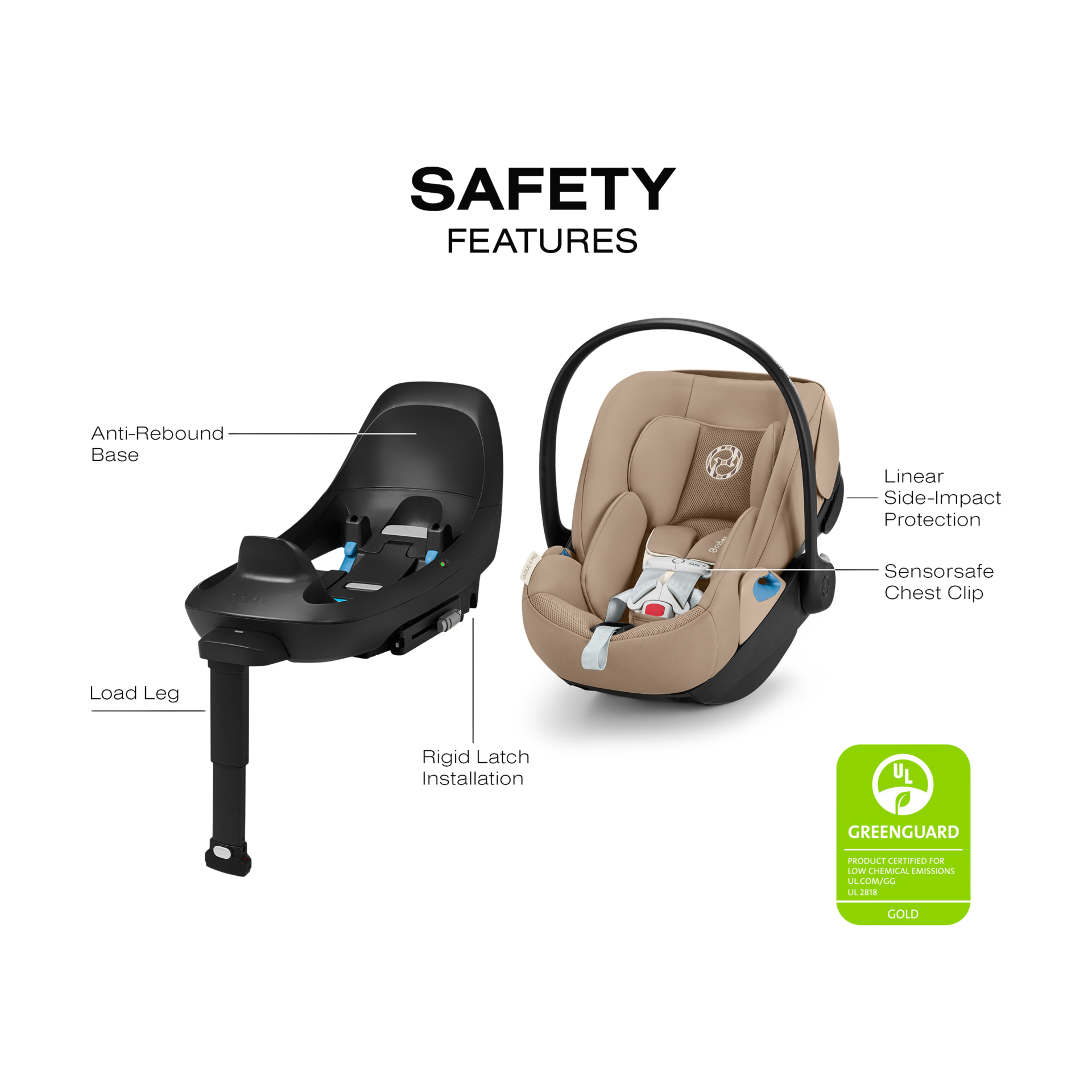 Cybex Balios S Lux + Cloud G Pro Travel System - Almond Beige.