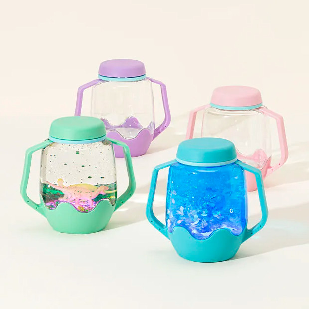 Uncommon Goods Light Up Sensory Play Jars.
