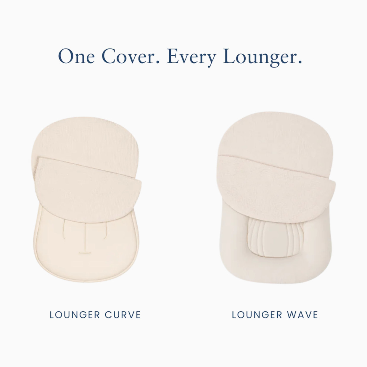 Snuggle Me Organic Infant Lounger Muslin Cover - Natural.