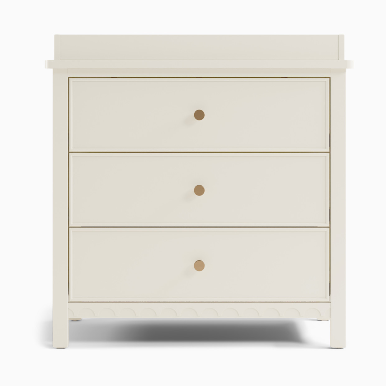 Graco Sasha 3 Drawer Chest with Changing Topper - Frosted Oat.