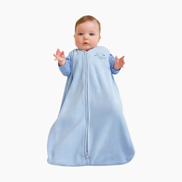 Halo SleepSack Wearable Blanket (Micro-Fleece) - Blue, Medium.
