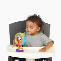 Sassy developmental wonder wheel top suction toy