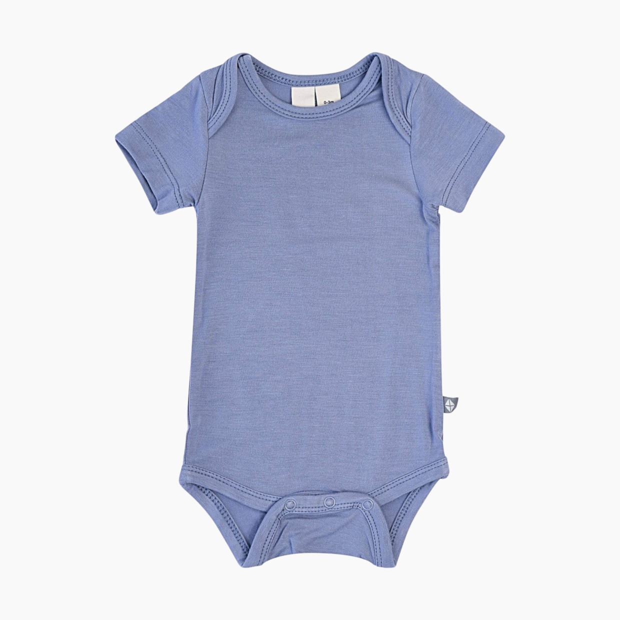 Kyte Baby Short Sleeve Bodysuit - Slate, 6-12 M.