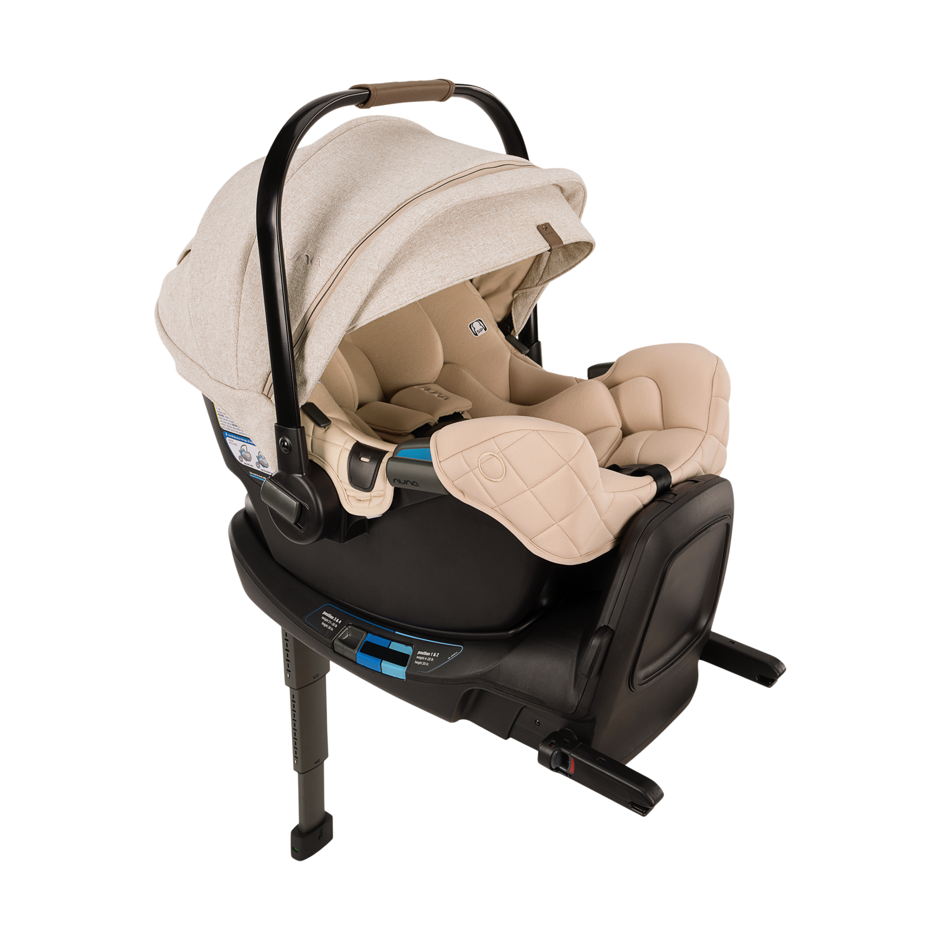  PIPA rx Infant Car Seat with RELX Base.