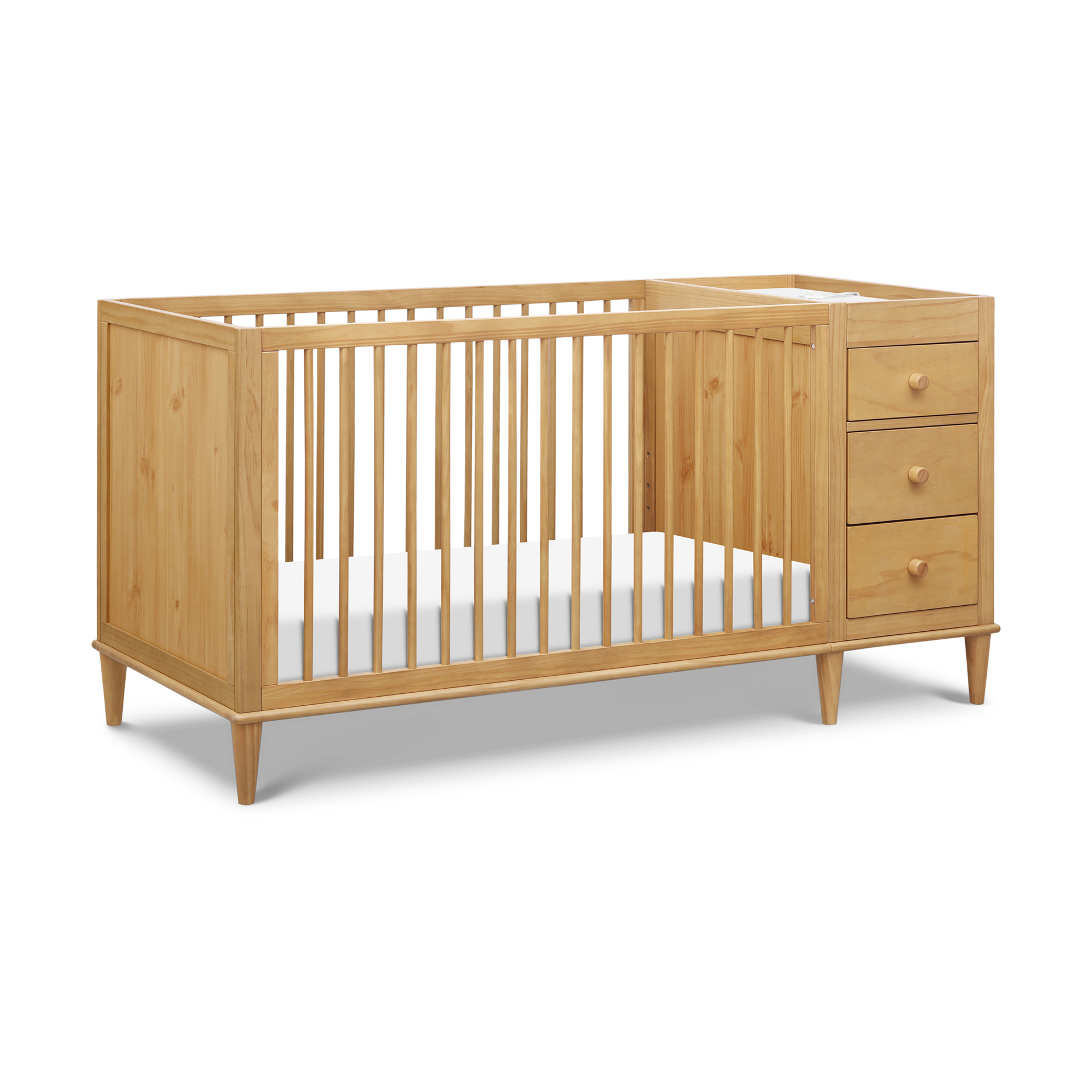 daVinci Marley 3-in-1 Crib and Changer Combo - Honey.