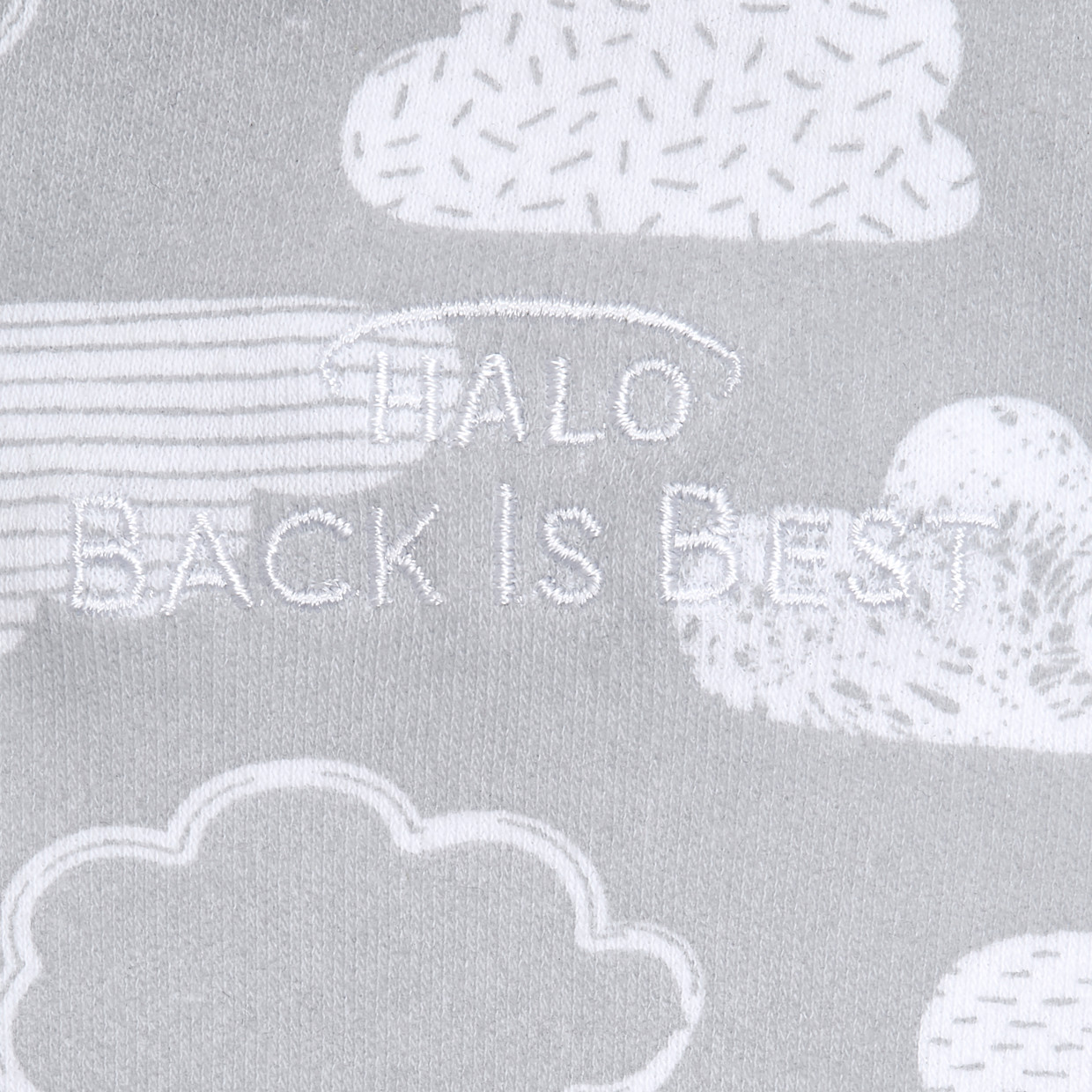 Halo SleepSack Swaddle Cotton - Clouds, Small.