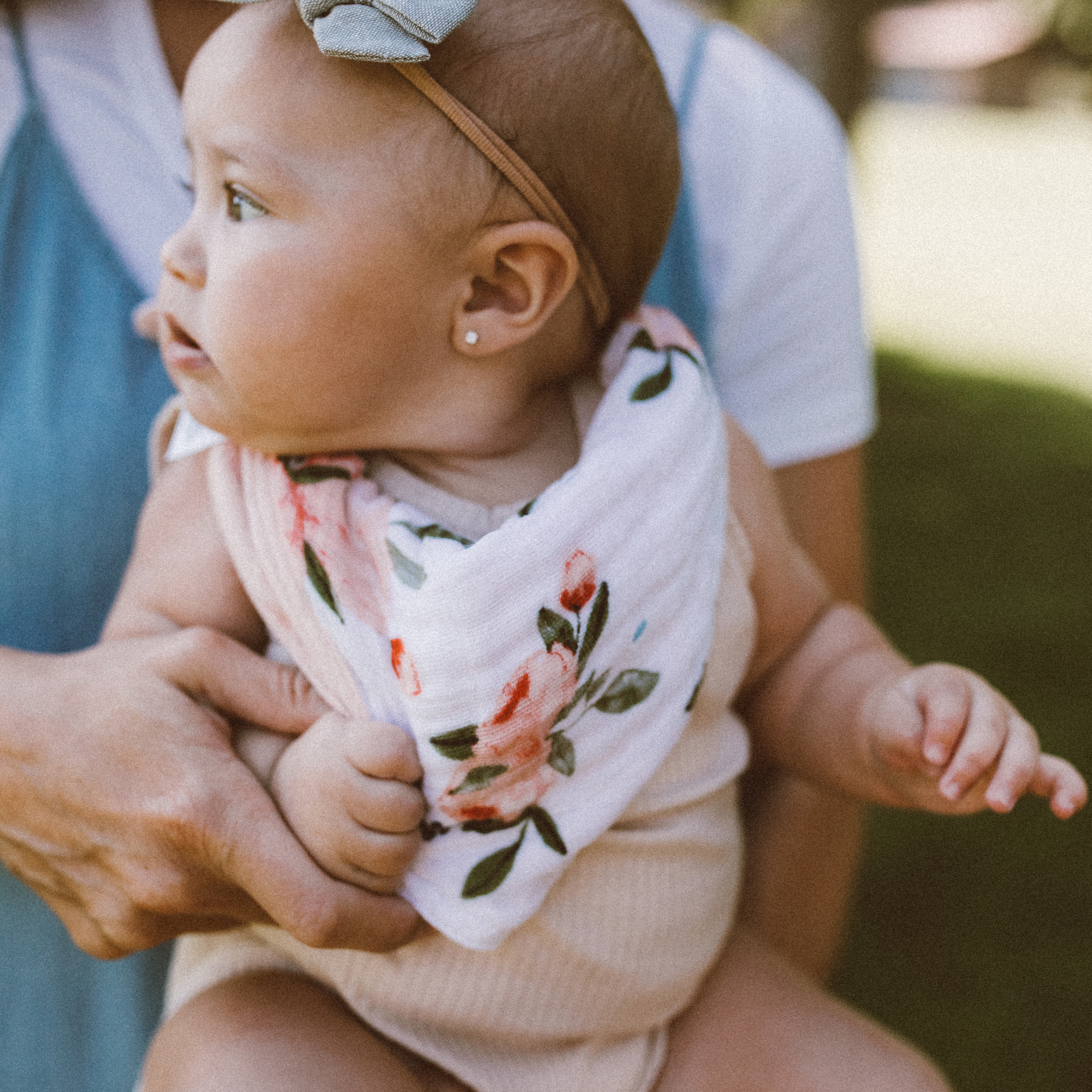 little unicorn bandana bib