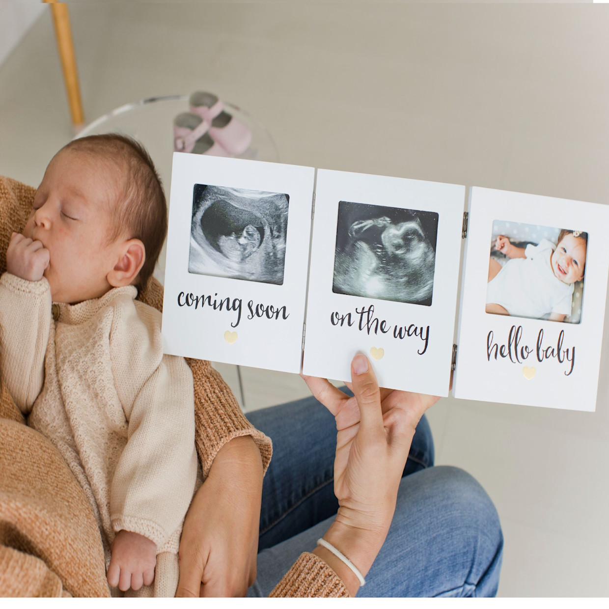 Pearhead Sonogram Desk Frame - White.