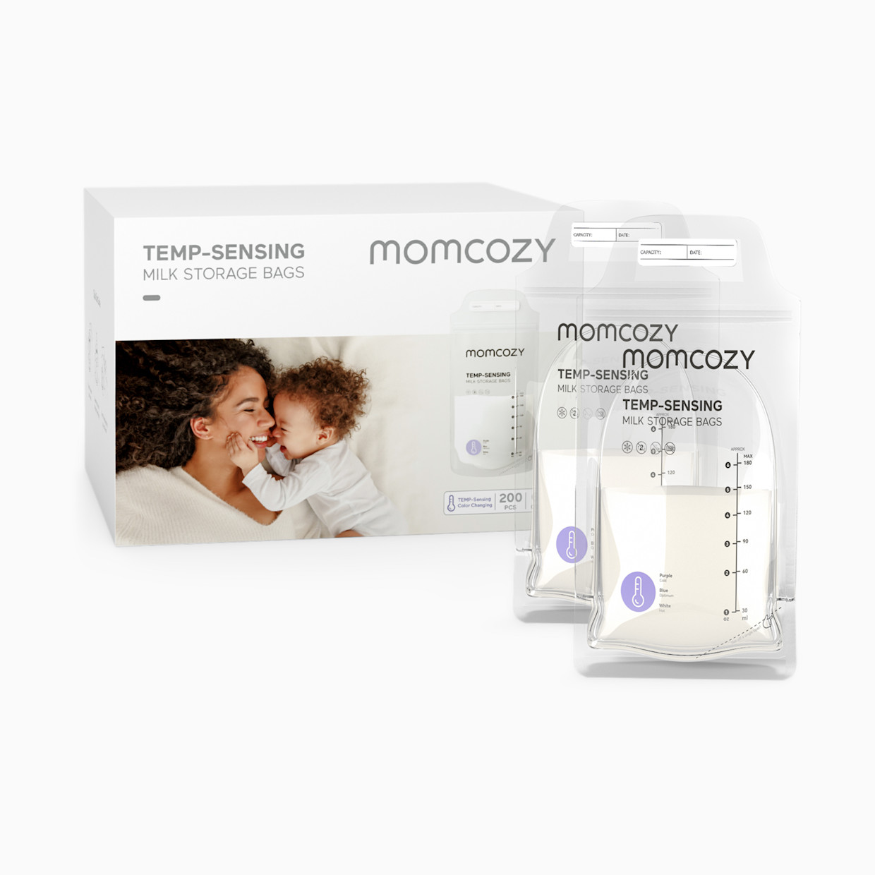 Momcozy Temp-Sensing Milk Storage Bags - 200.