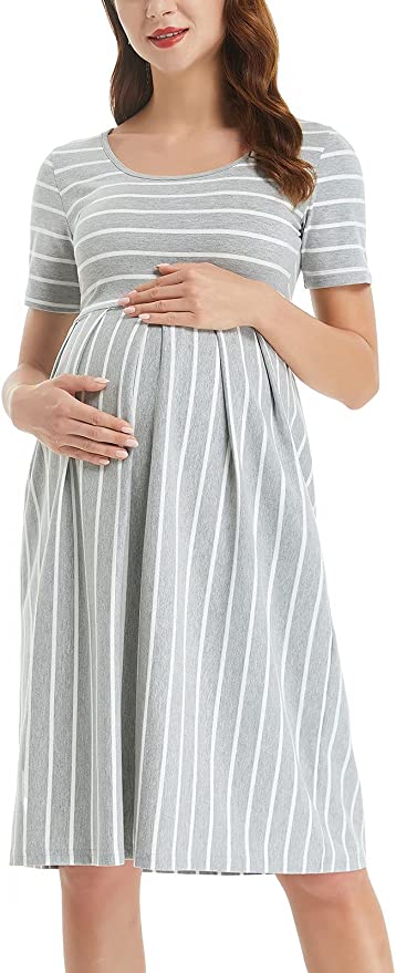 BBHoping Striped Maternity Dress - $21.99.
