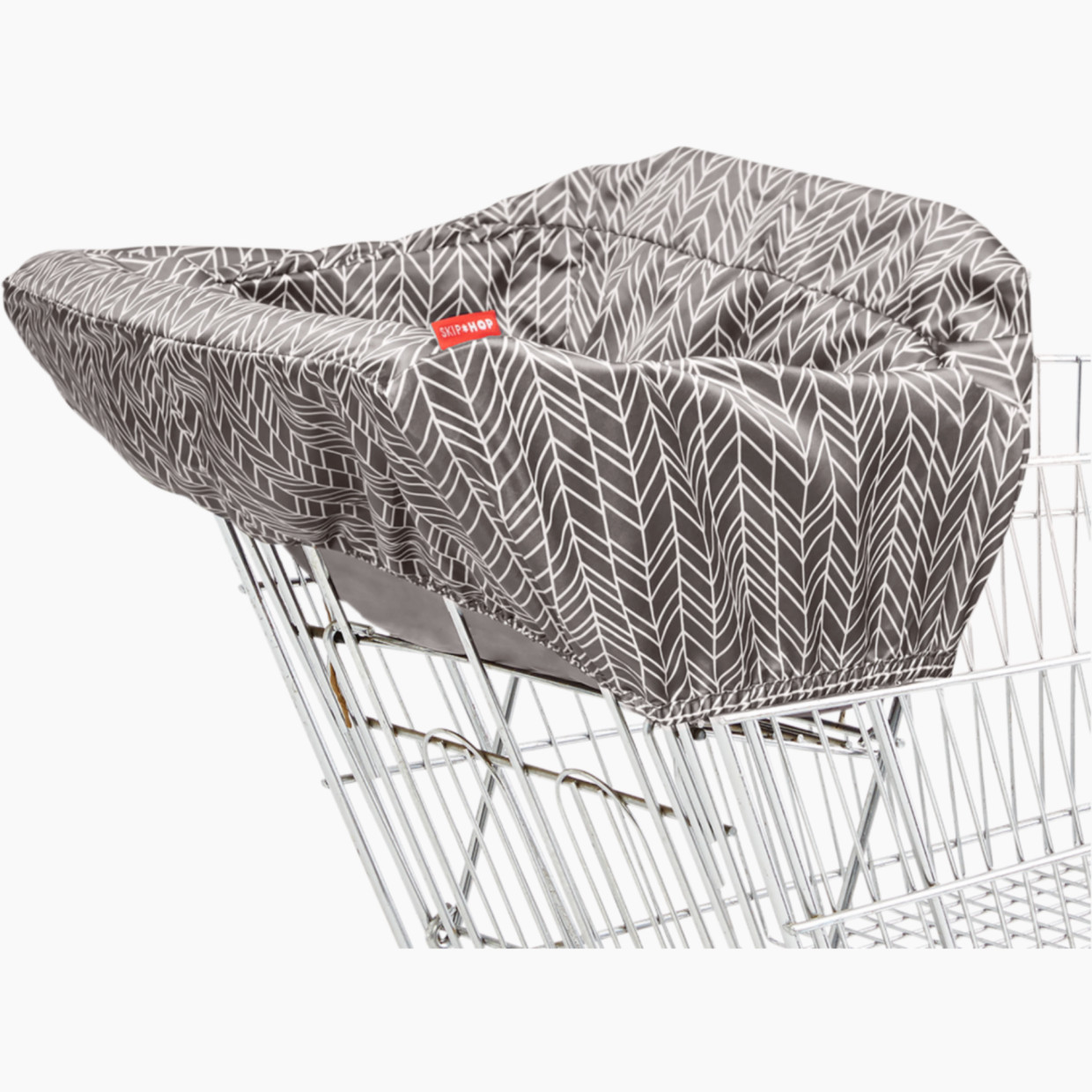 Skip Hop Take Cover Shopping Cart Cover - Grey Feather.