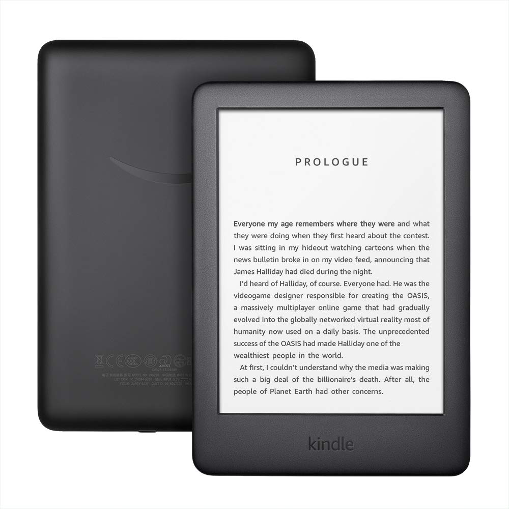 All-new Kindle - Now with a Built-in Front Light - Black .