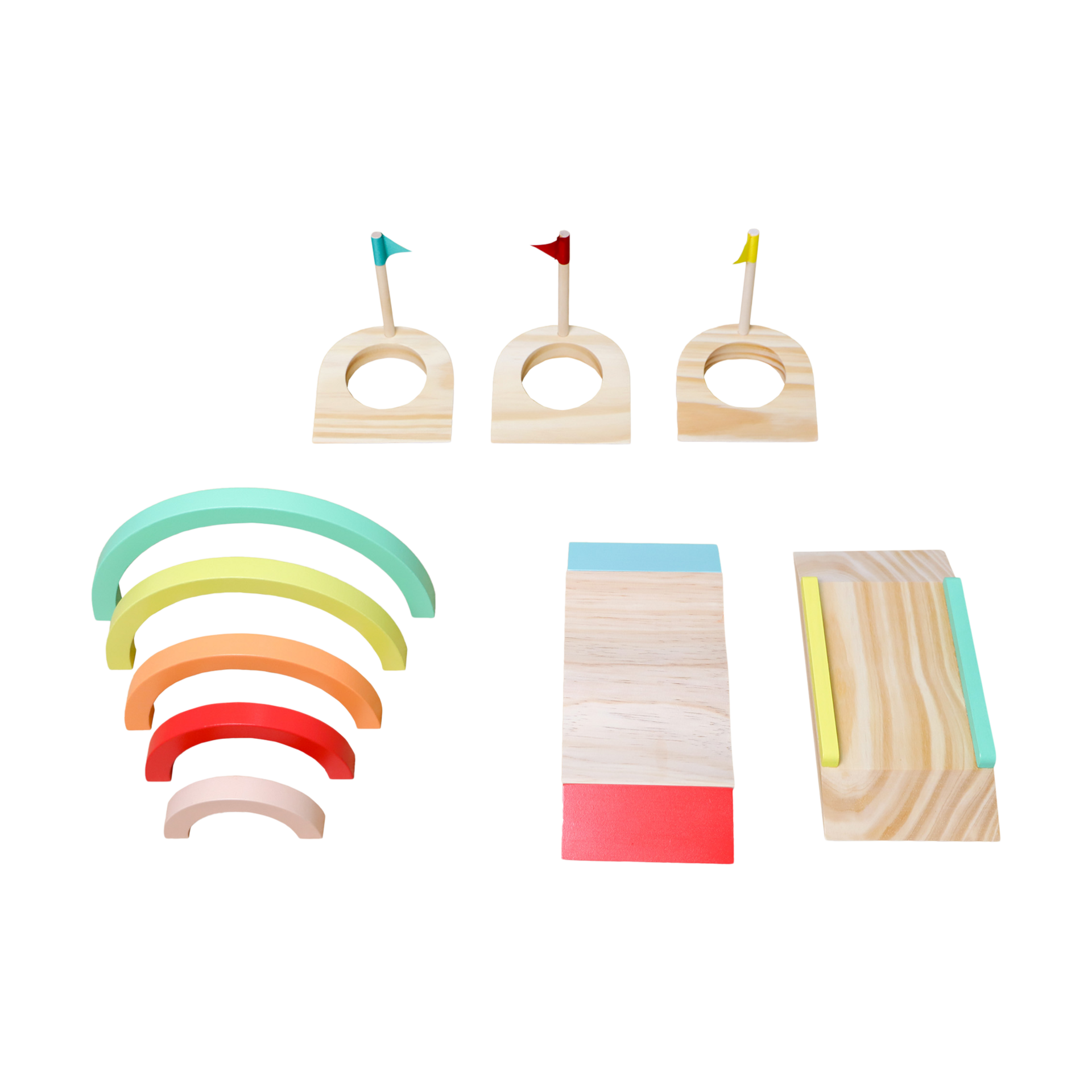 Wonder & Wise Good Wood Mini Golf Game.