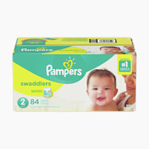 Pampers Baby Diapers - Swaddlers - Size 2, 84 Count, Ultra Absorbent Disposable Infant Diaper