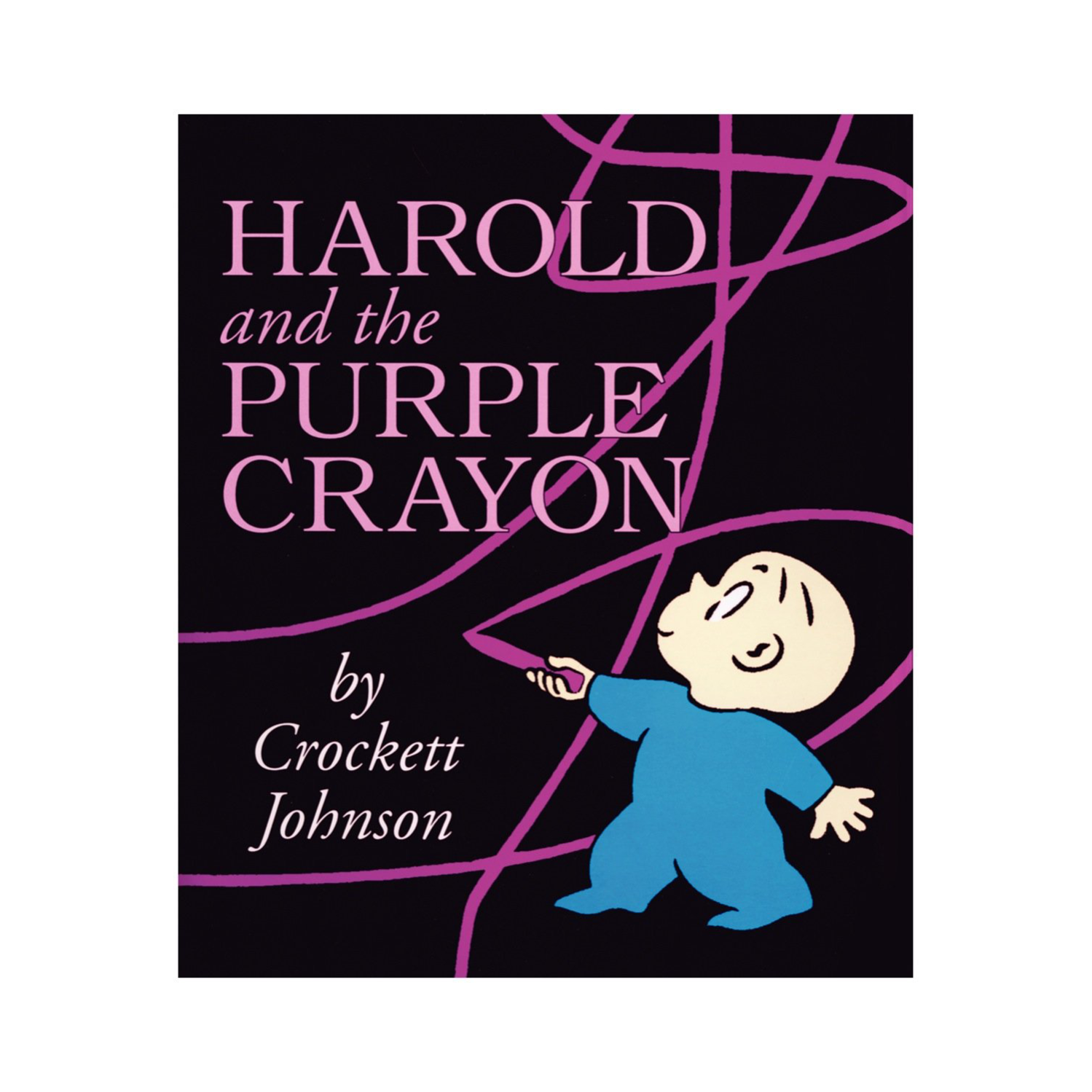 HarperCollins Harold and the Purple Crayon Board Book.