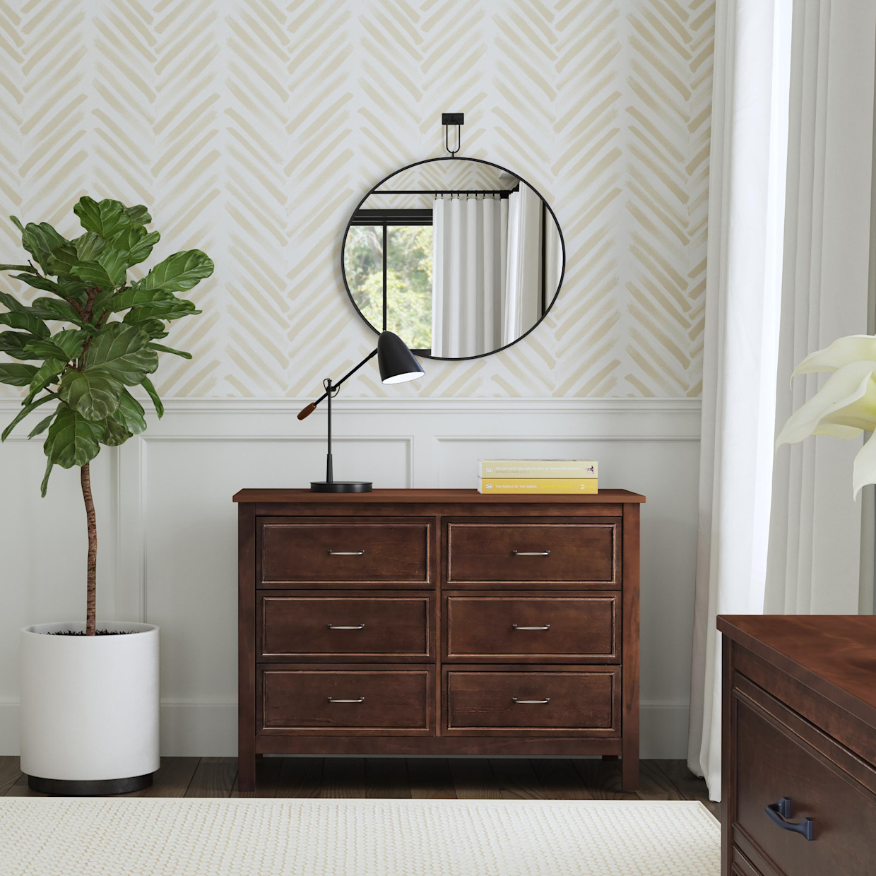 daVinci Charlie 6-Drawer Double Dresser - Espresso.