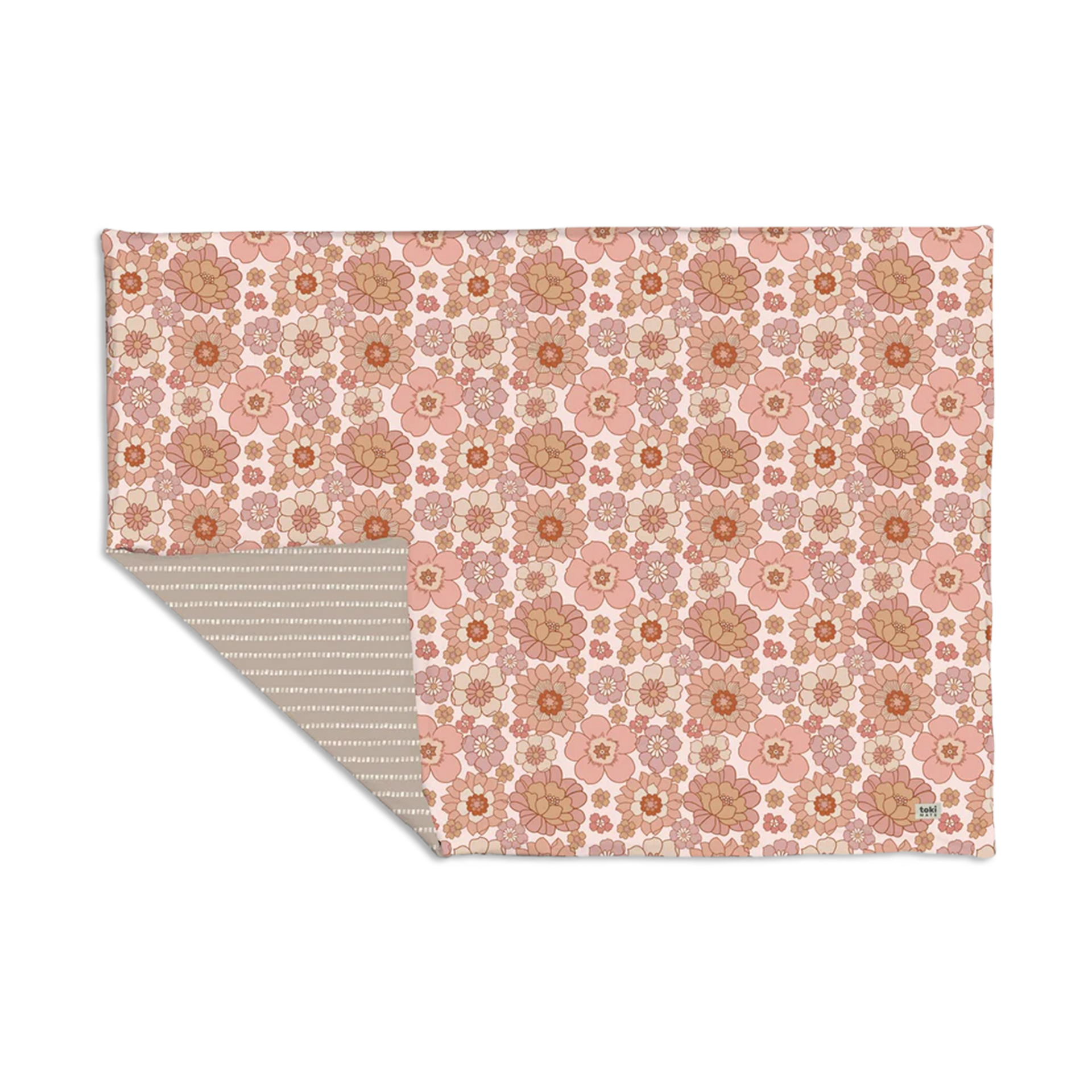 Toki Kids Epic Organic Cotton Play Mat - Blooms.