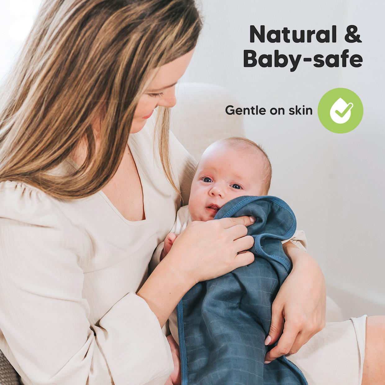 KeaBabies Lumi Muslin Burp Cloths (5 Pack) - Corals.