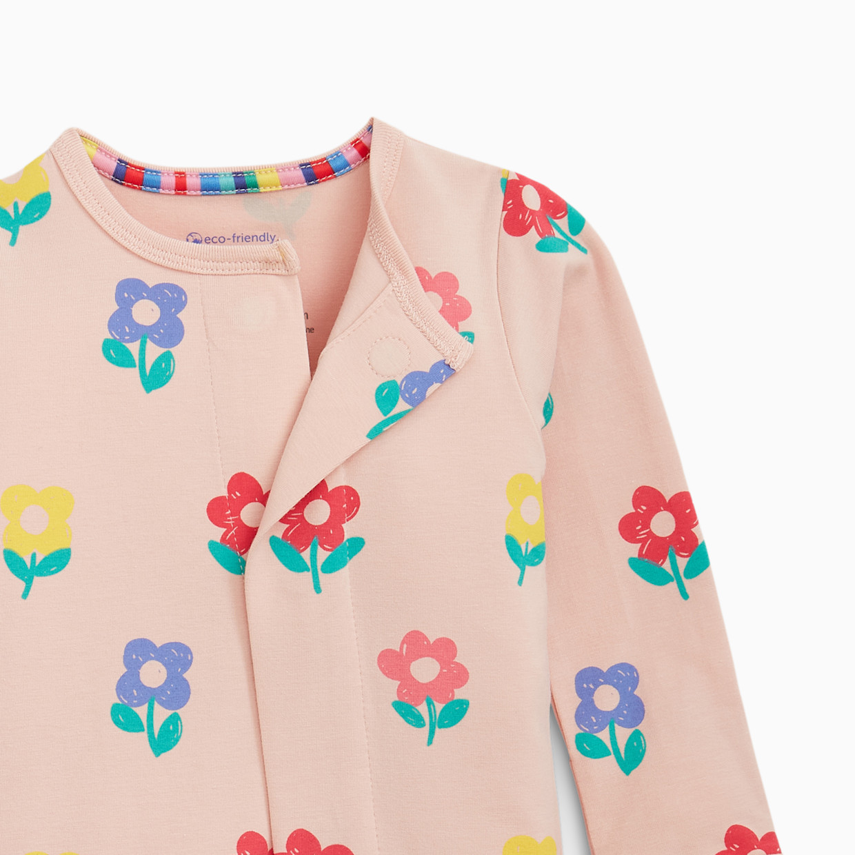 Magnetic Me Cloudstretch Magnetic 4-Pack Footie - Pink Multi, 0-3 M.