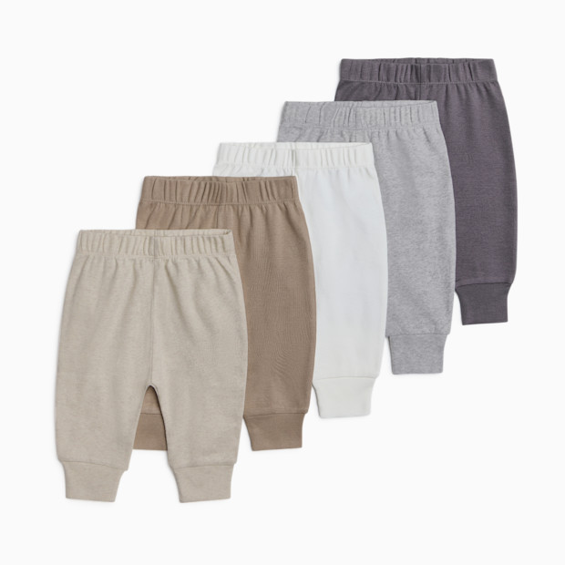 Small Story Organic Cotton Solid Pants (5 Pack).