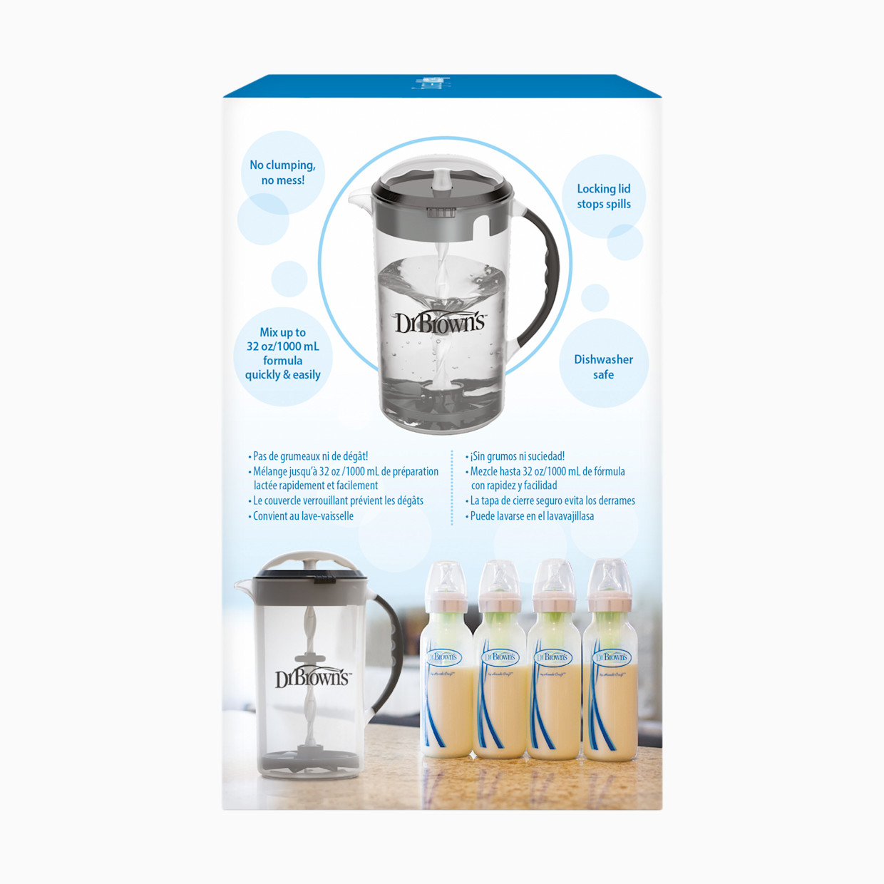 Dr. Brown's Formula Mixing Pitcher - Black, Formula Mixing Pitcher, 36 Oz.
