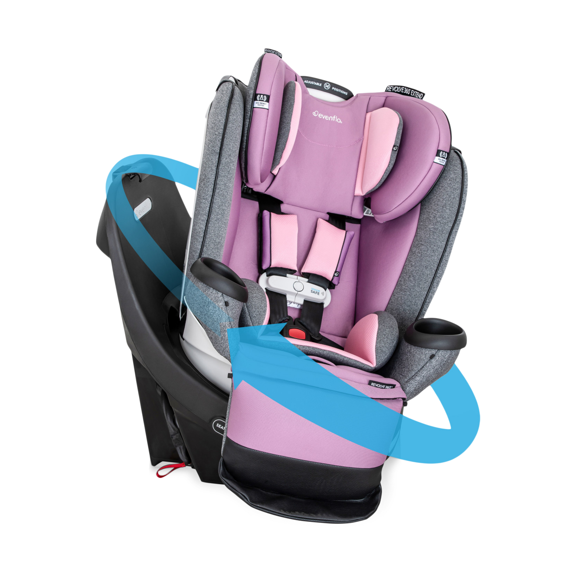 Evenflo Gold Revolve 360 Extend Rotational AllinOne with SensorSafe