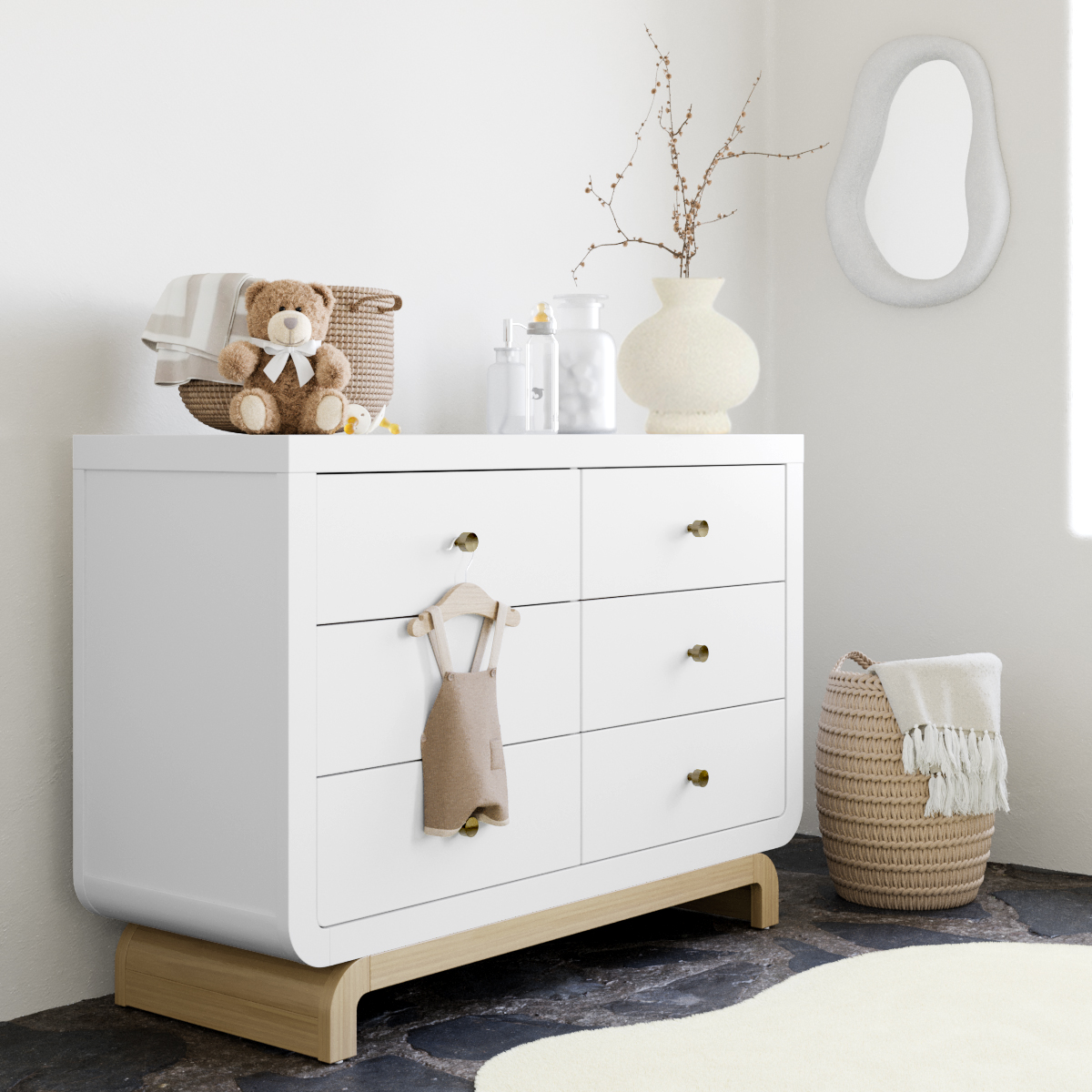 Storkcraft Santorini 6 Drawer Dresser.