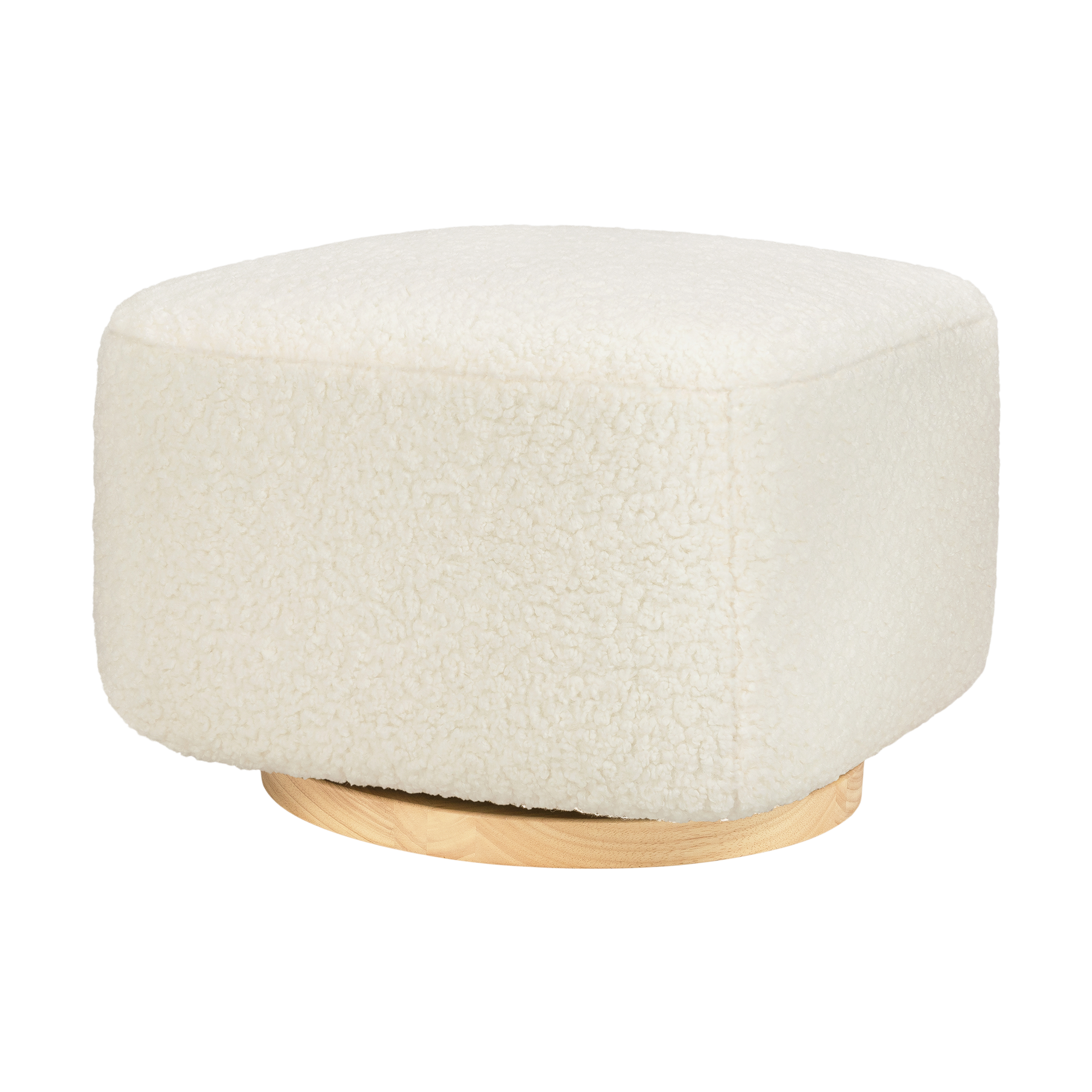 Thumbnail of Cream Shearling With Light Wood Base