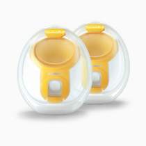 Medela Hands-Free Collection Cups, Compatible with Freestyle Flex, Pump in Style with MaxFlow, and Swing Maxi Electric Breast Pumps, 1 Set of 2 Cups