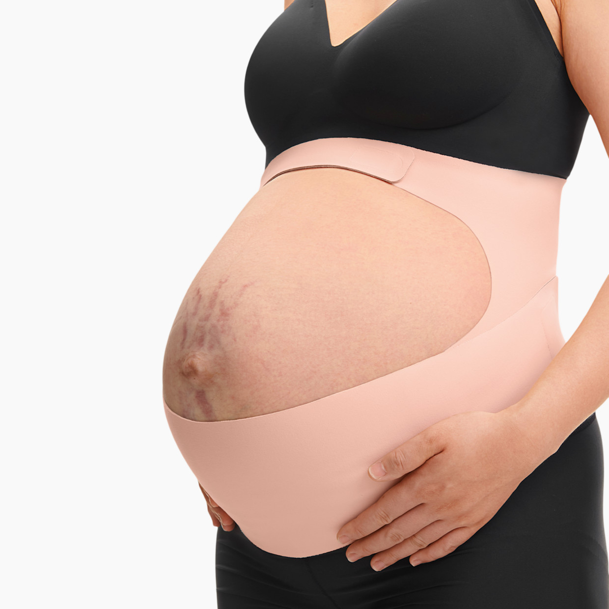 Momcozy Ergonest Maternity Belly Band - Oyster Pink, M.