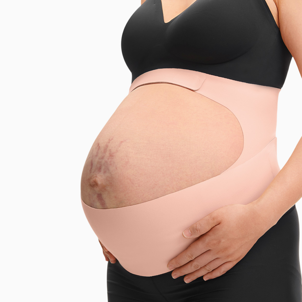 Momcozy Ergonest Maternity Belly Band - Oyster Pink, M.