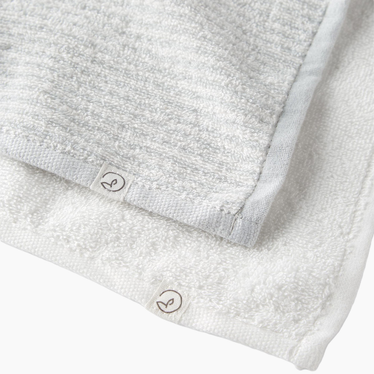 Carter's 2-Pack Organic Cotton Towels - Gray, Osz.
