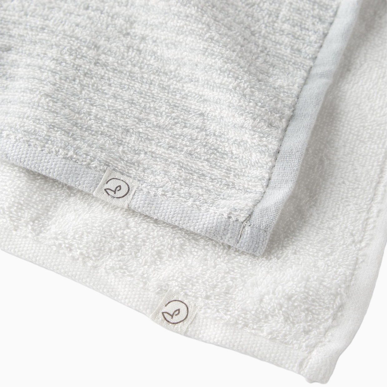 Carter's 2-Pack Organic Cotton Towels - Gray, Osz.