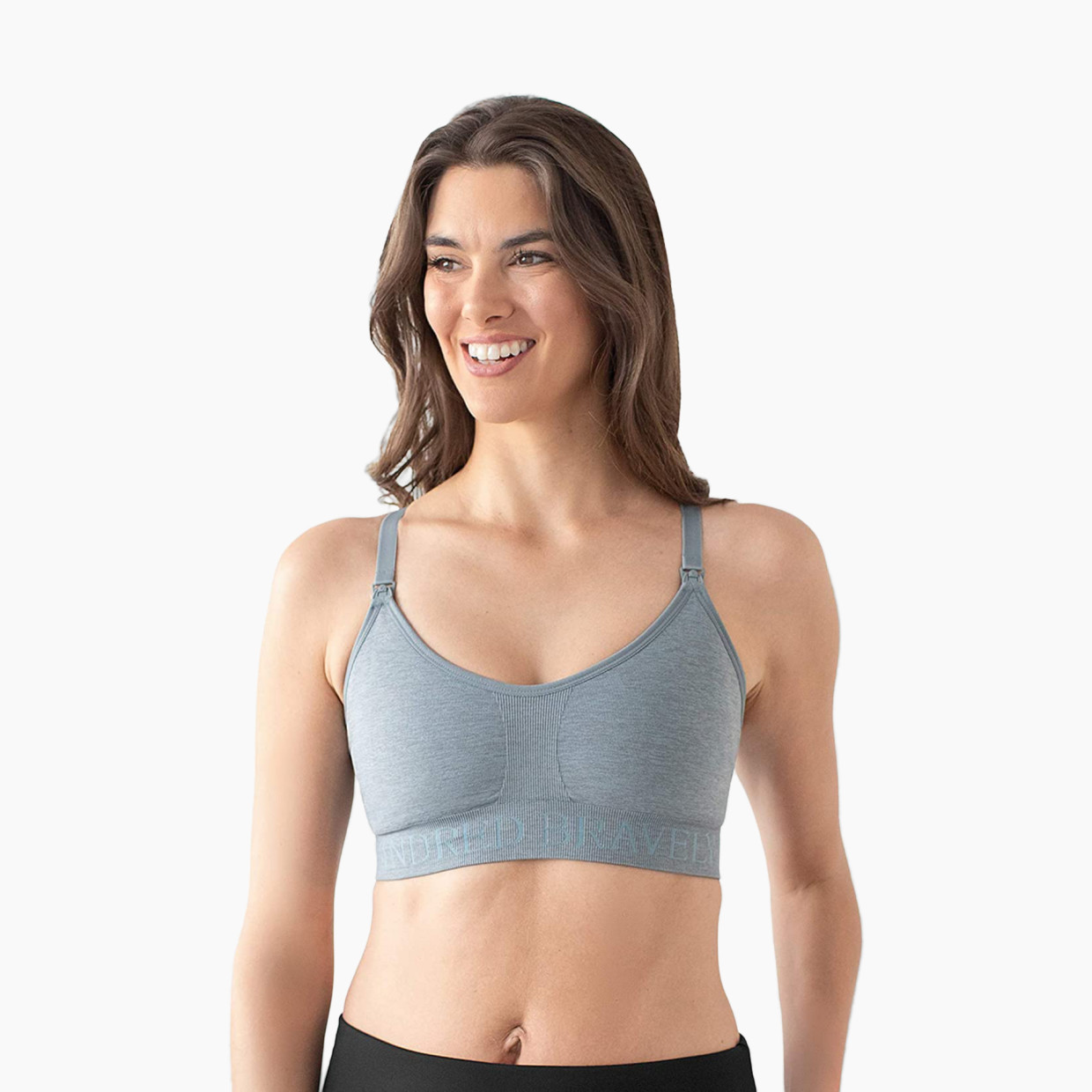 Kindred Bravely Sublime Support Low Impact Nursing & Maternity Sports Bra -  Seaglass Heather, Small
