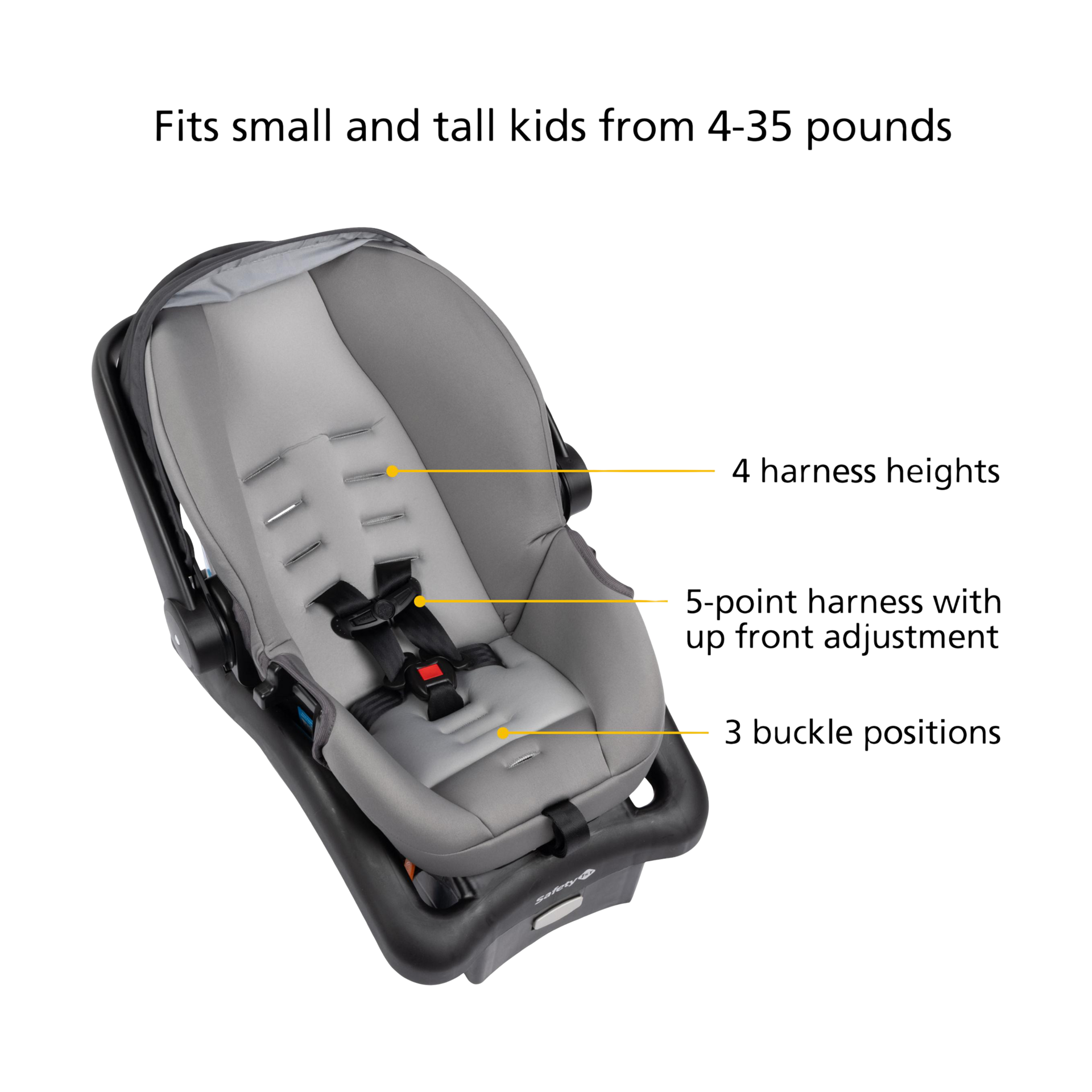 Safety 1st onBoard 35 SecureTech Infant Car Seat Dune's Edge Babylist Shop