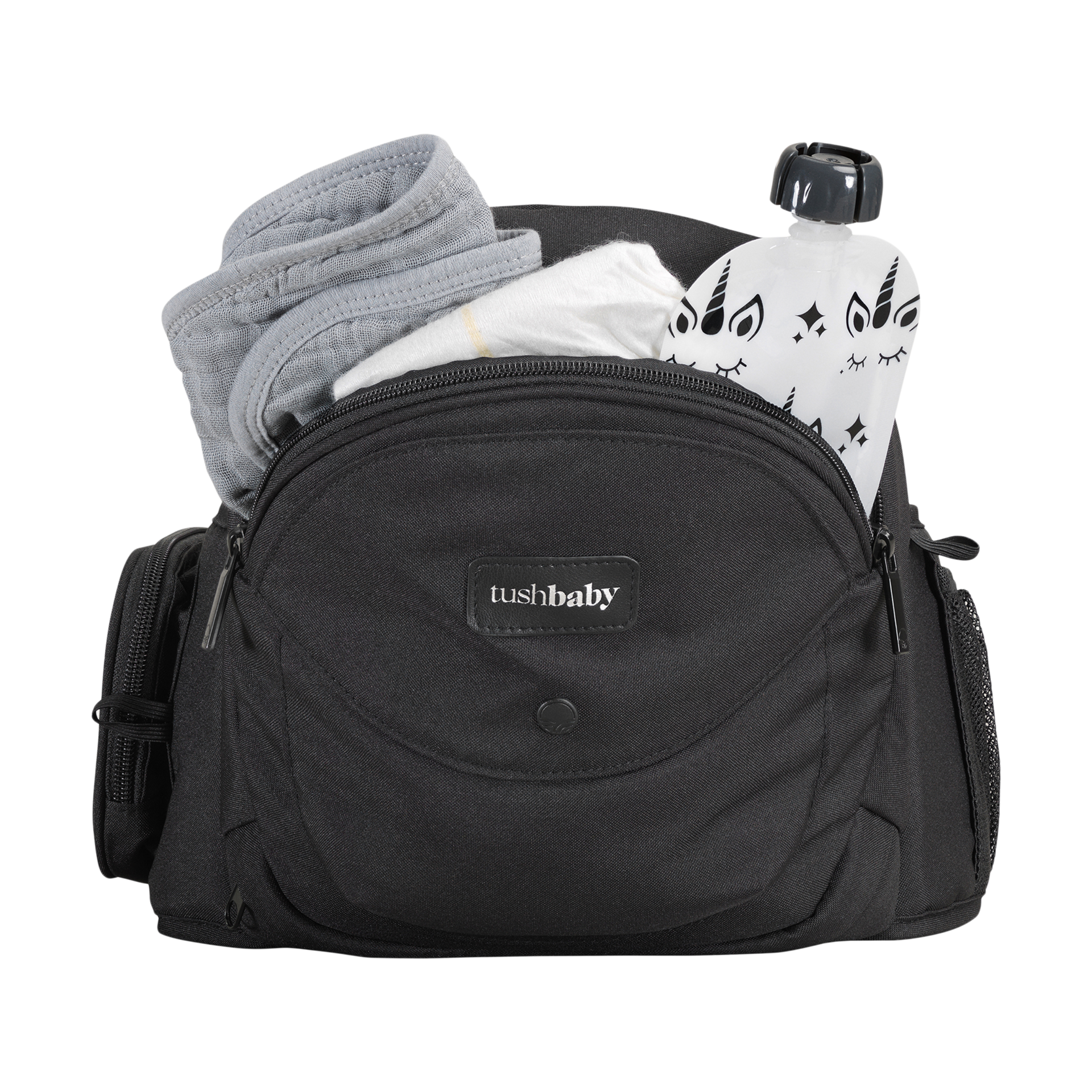 Tushbaby Hip Seat Carrier - Black/Black.