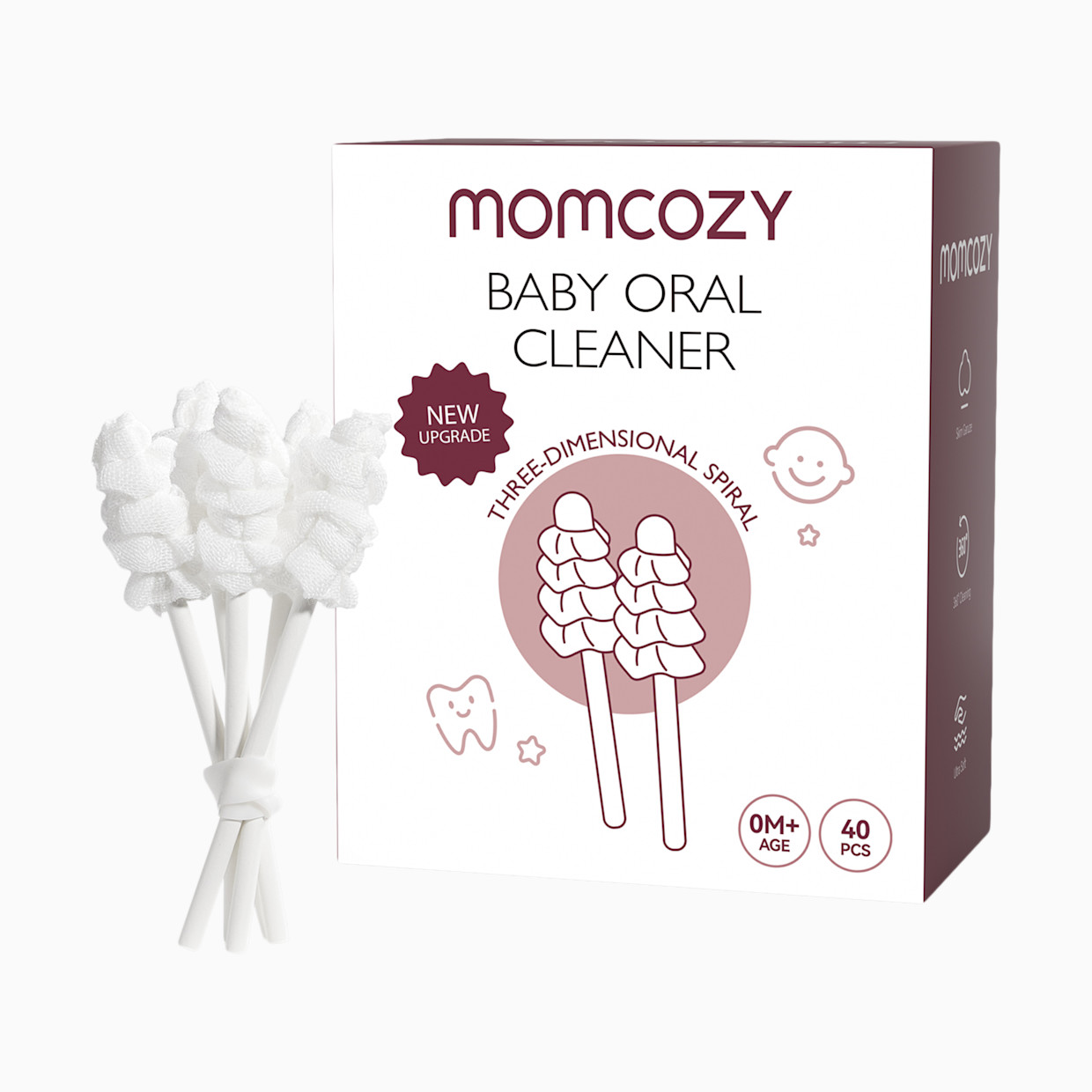 Momcozy Baby Tongue Cleaner Gauze.