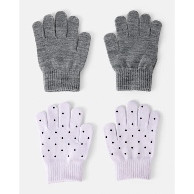Cat Polka Dot Winter Gloves, 2-Pack .
