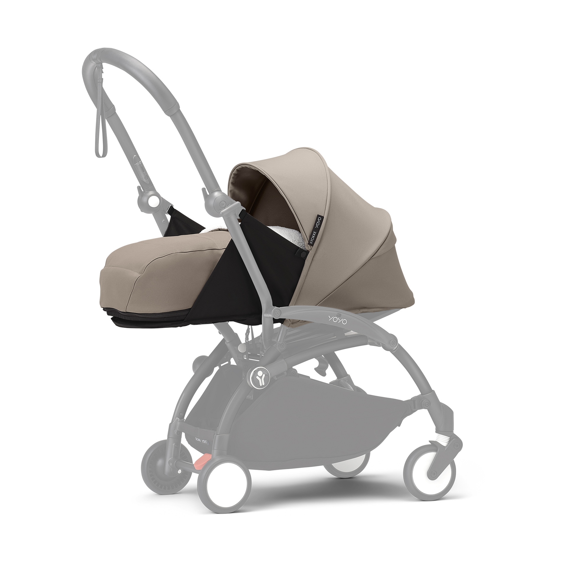 Yoyo 0+ newborn pack ベージュ(トープ) Stokke YOYO 0+ Newborn Pack - Taupe | Babylist Shop