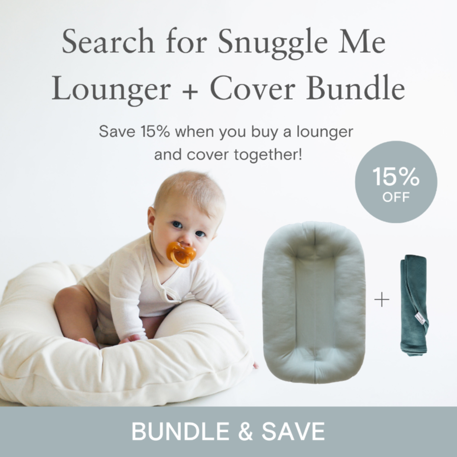 100% Cotton Breathable & Soft & Skin-Friendly 2 Pack Lounger Cover Compatible with Snuggle Me 