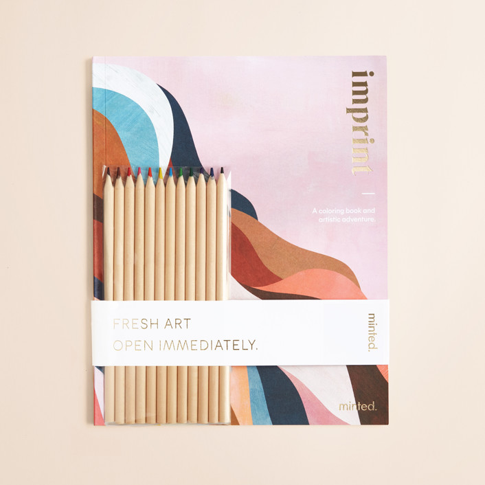 Minted Coloring Book.