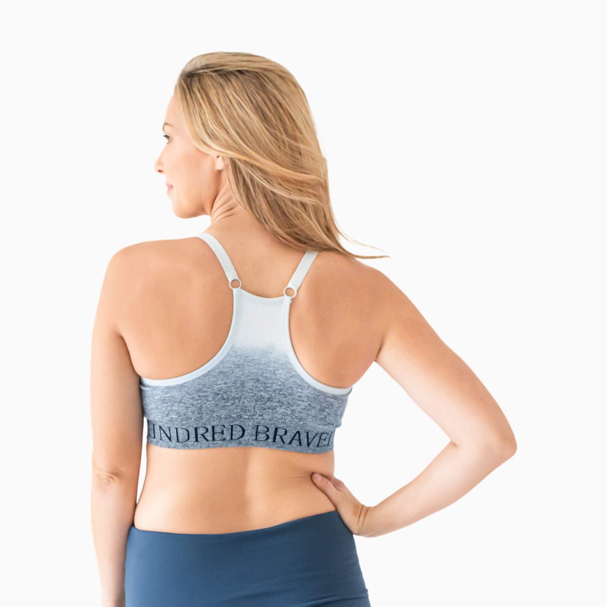 Kindred Bravely Sublime Support Low Impact Nursing & Maternity Sports Bra - Ombre Storm, 2 X Busty.