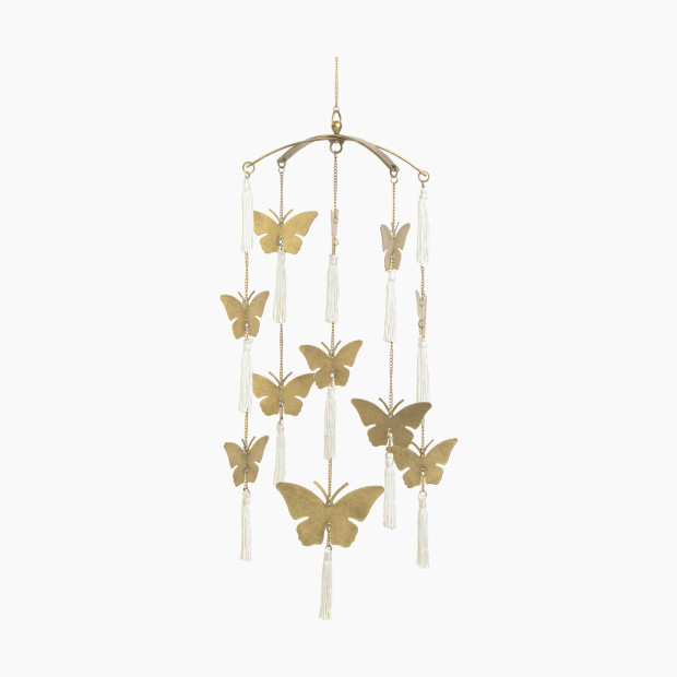 Crane Baby Butterfly Brass Finish Ceiling Hanging.